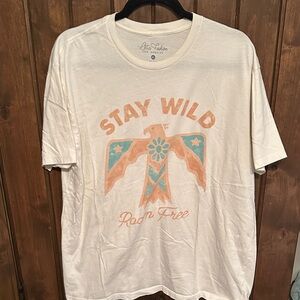Stay Wild Graphic Tee - Cream by Lucky Brand